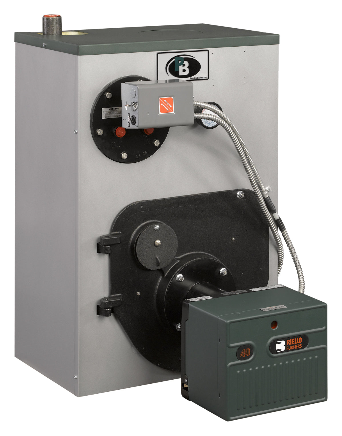 PB Heat Series WBV™ Residential Oil Boiler 119 MBH 4 sections boiler 103,000 BTU with coil Model PWBV03SP Item 1135