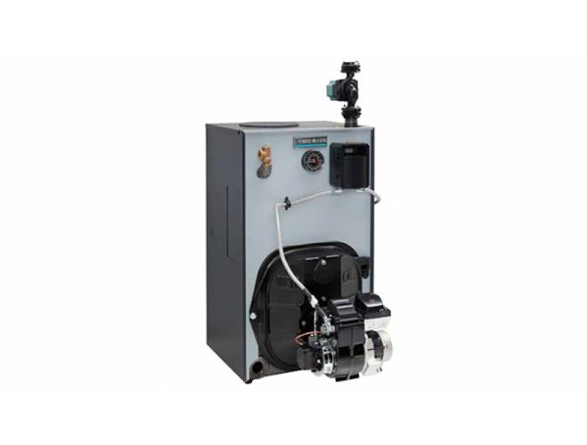 Weil Mclain WTGO™ Series 4 106,000 BTU Output Oil Boiler, with Tankless Heater, Circulator, Less Burner Model W386701029 Item 1133